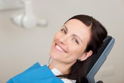 woman smiling during her visit to Afdent